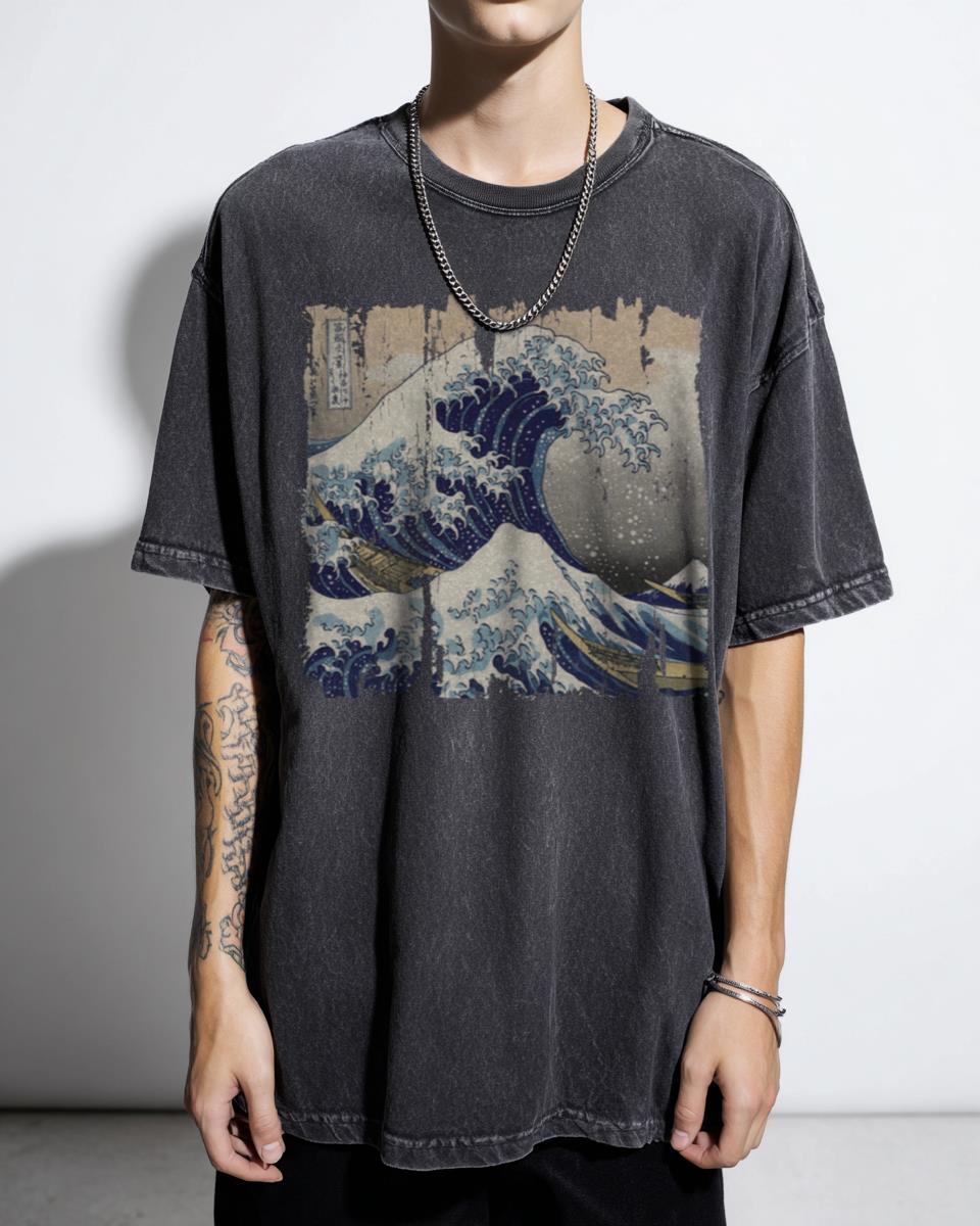 Great Wave off Kanagawa T-Shirt | Japanese Art Ocean Tee