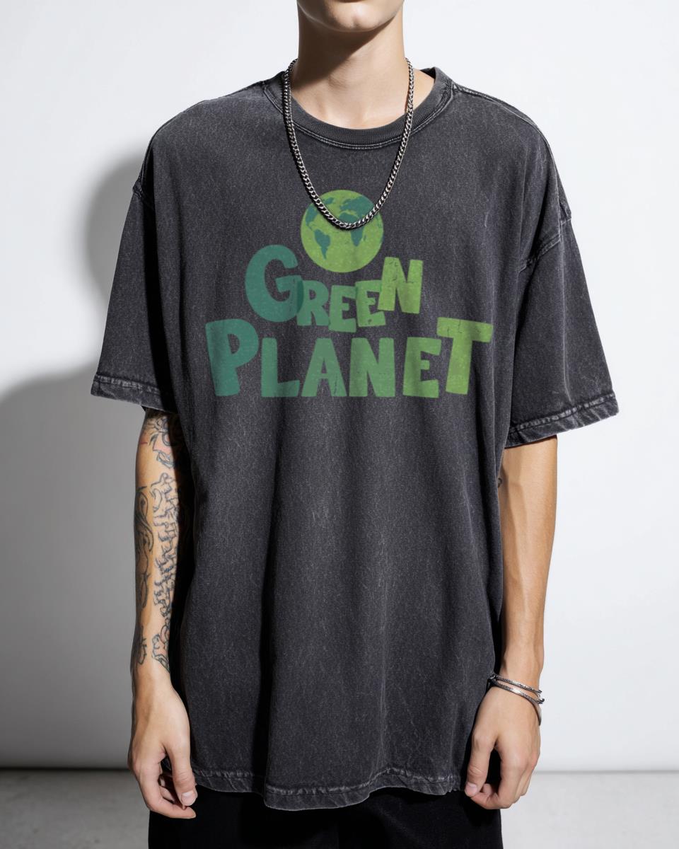 Green Planet Ecology Recycling T-Shirt - Save Nature Organic Earth Unisex
