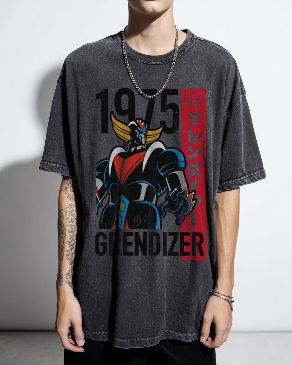 Grendizer 1975 T-Shirt | Classic 70s Go Nagai Mecha Anime Fan Art