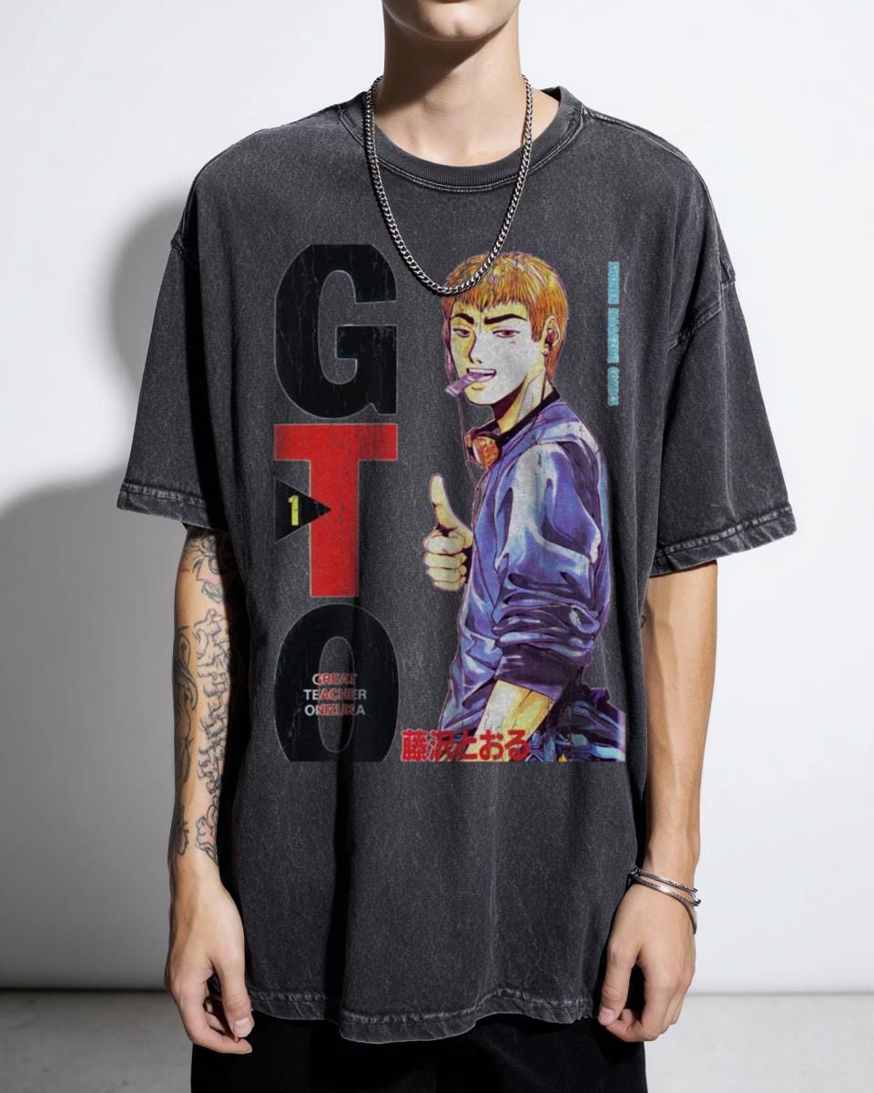 GTO Greatest Teacher Onizuka Manga T-Shirt - Eikichi Onizuka Anime