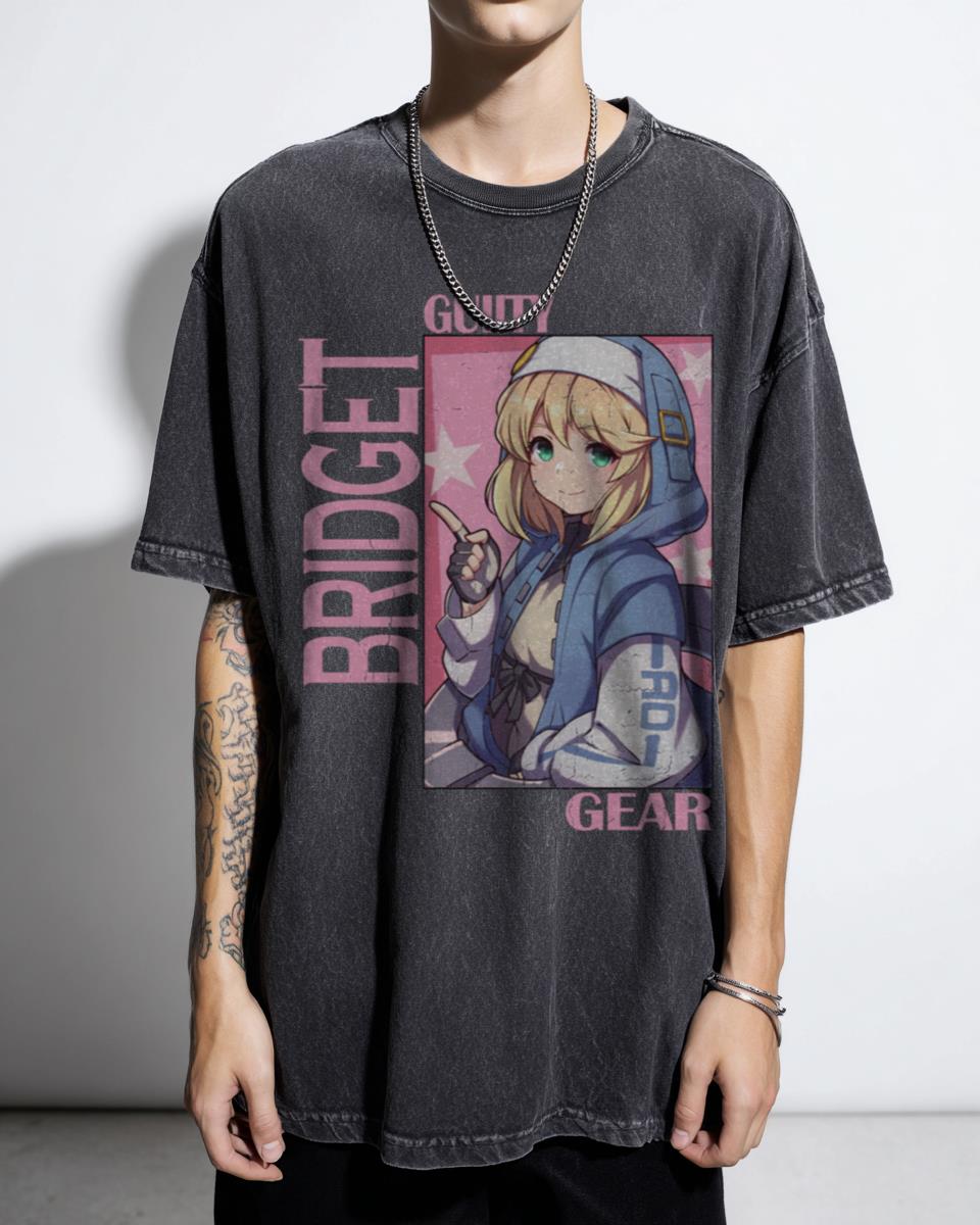 Guilty Gear Bridget Anime T-Shirt | Fan Art Gamer Tee