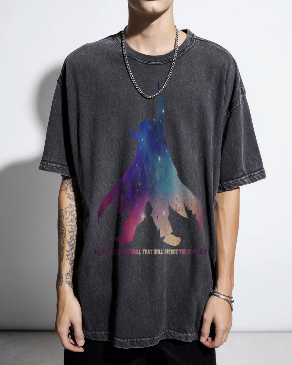 Gurren Lagann Kamina Aniki Epic Anime T-Shirt - Tengen Toppa Manga Fan Unisex