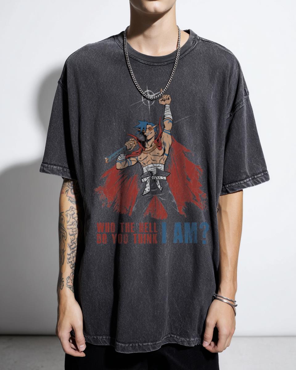 Gurren Lagann Kamina Anime T-Shirt - Tengen Toppa Manga Fan Unisex