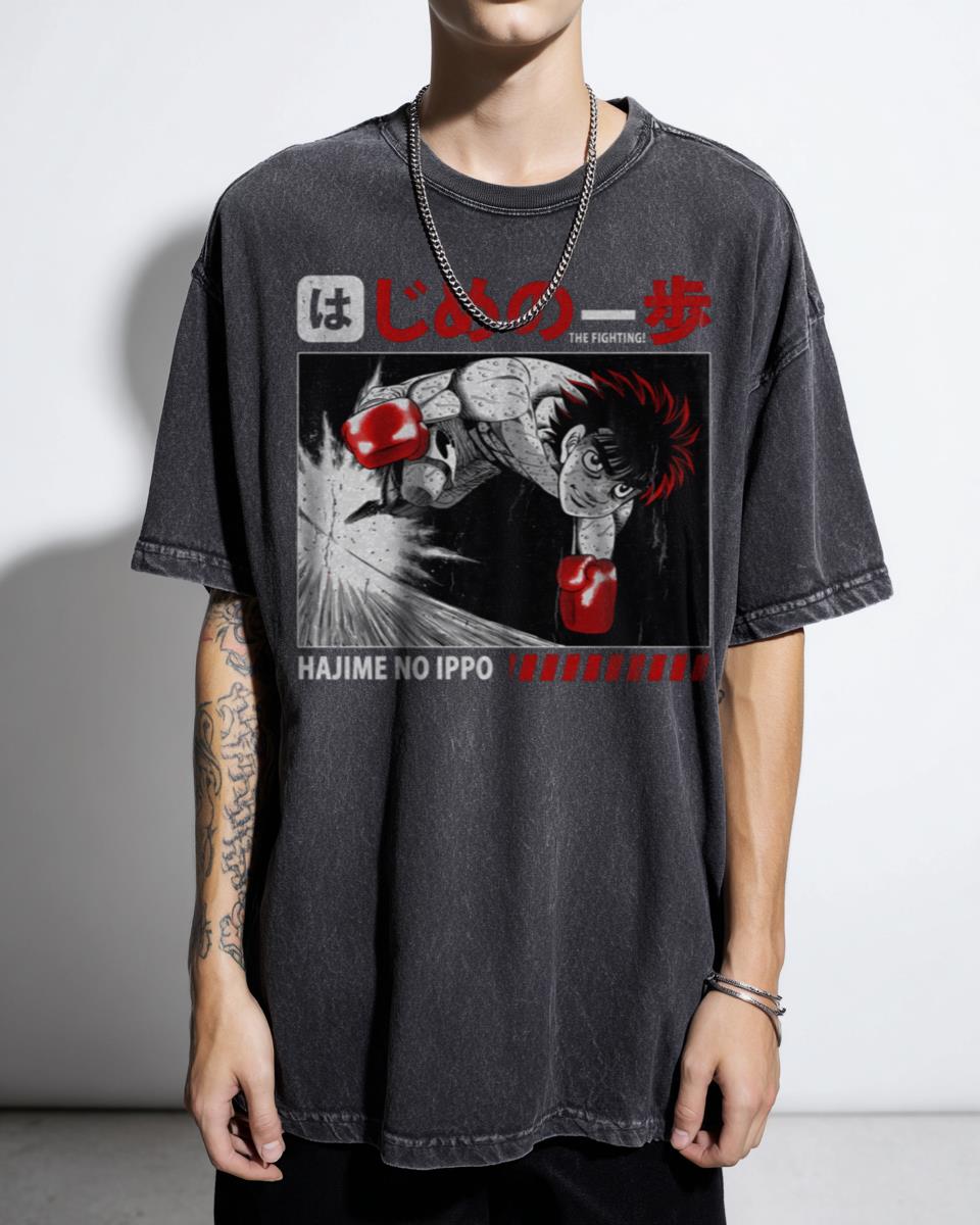 Hajime No Ippo Boxing Anime T-Shirt - Makunouchi Ippo Sports Fan Apparel