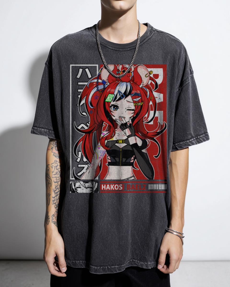 Hakos Baelz Bae Wink Hololive VTuber T-Shirt - Cute Holocouncil Fan Art
