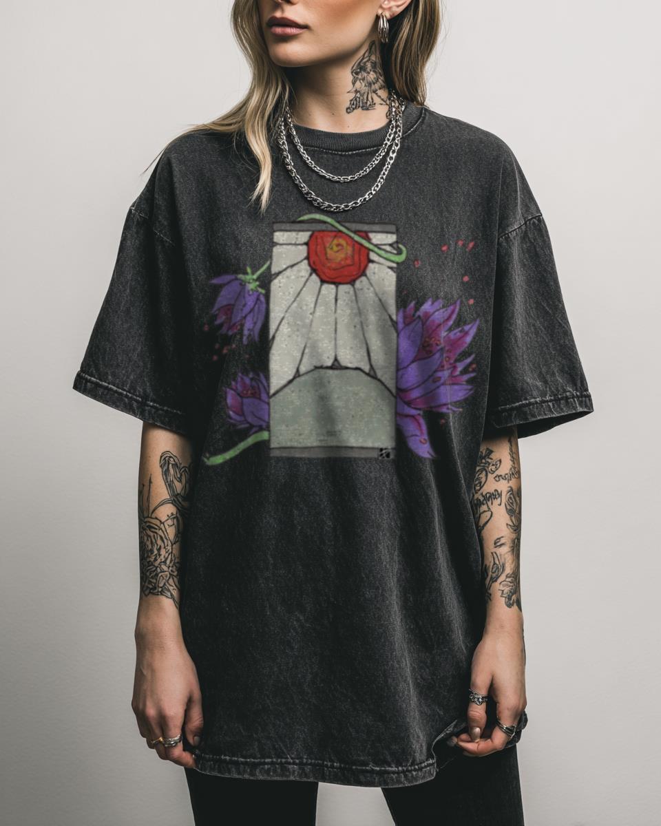 Hanafuda Rising Sun Demon Slayer T-Shirt – Japanese Anime Tradition Manga Unisex