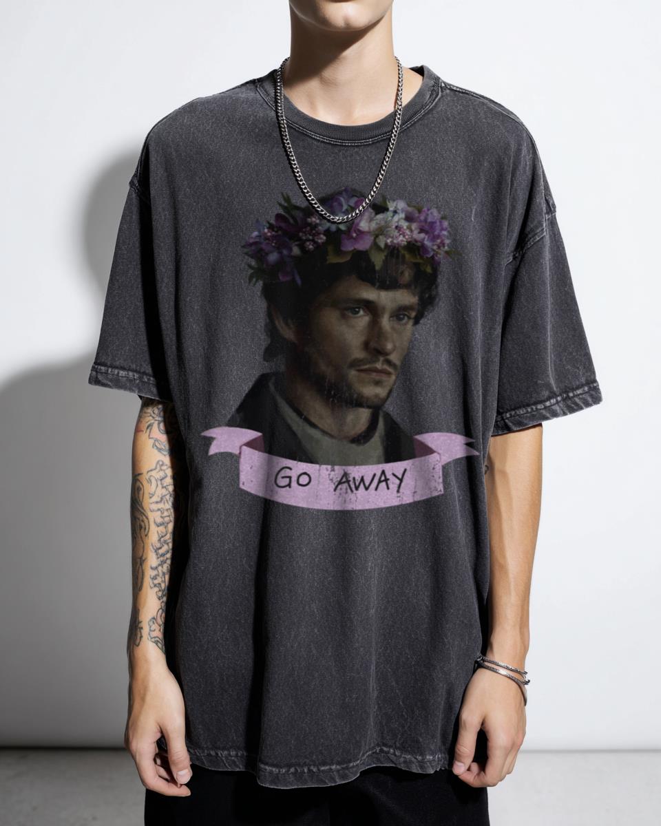 Hannibal Go Away Flower Crown TV Show T-Shirt - Will Graham NBC Fan