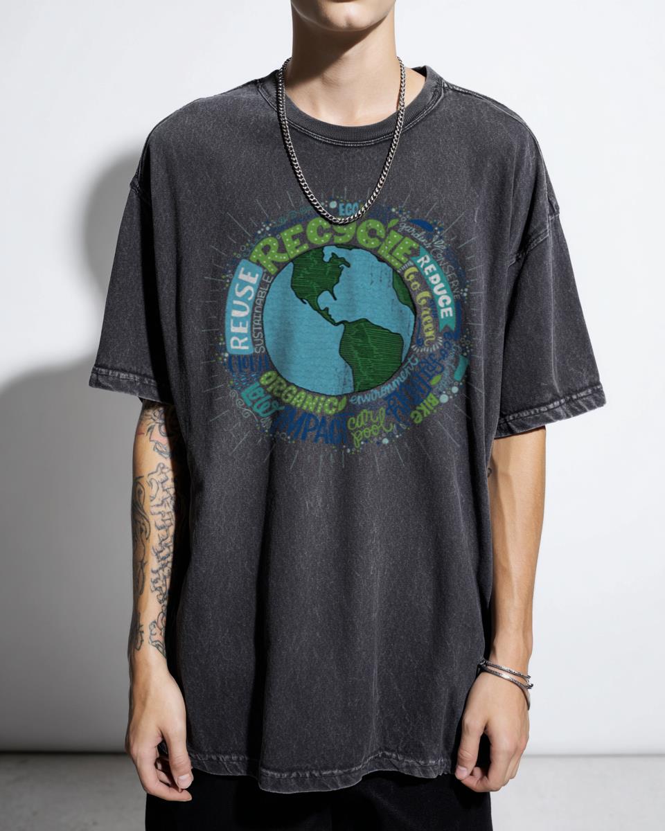 Happy Earth Day Every Day Environmental T-Shirt - Planet Lover Gift