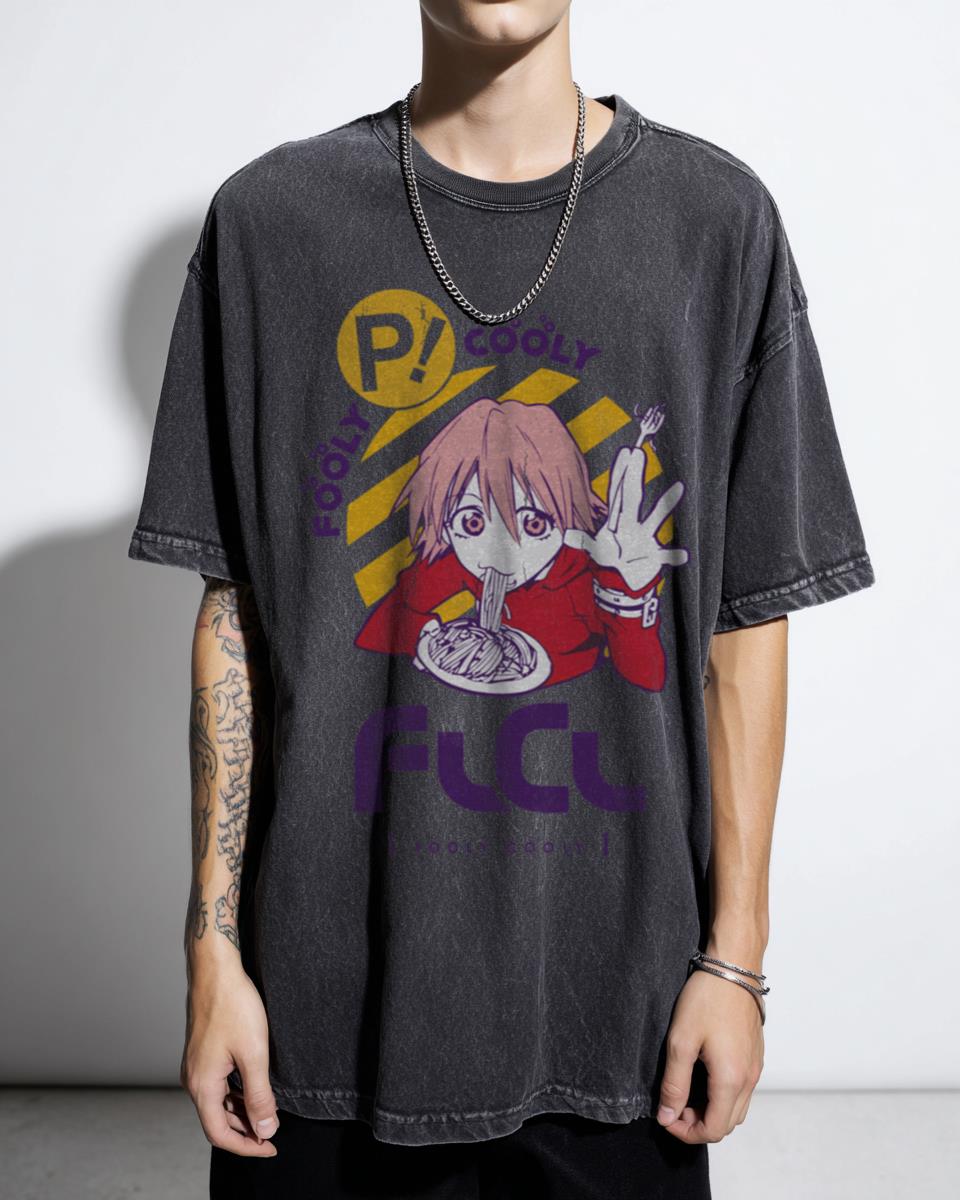Haruko FLCL Fooly Cooly Anime Sci-Fi Manga Graphic Tee