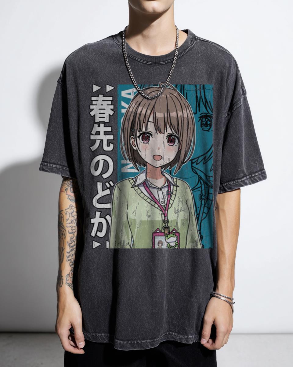 Harusaki Nodoka Holostaff VTuber Fan Art T-Shirt - Hololive Japan Virtual Youtuber Merch