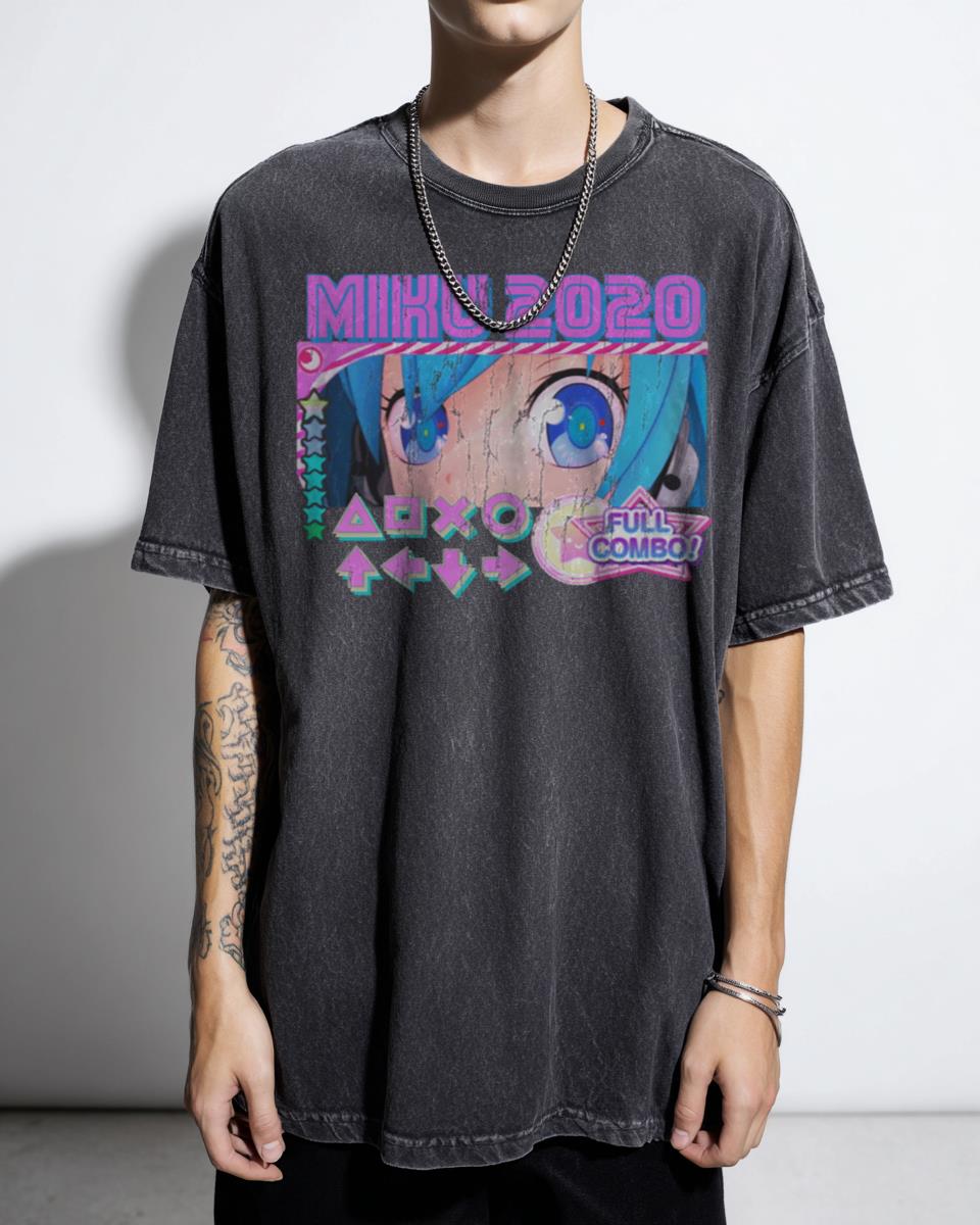 Hatsune Miku 2020 Vocaloid T-Shirt - Kawaii Anime Matrix Style