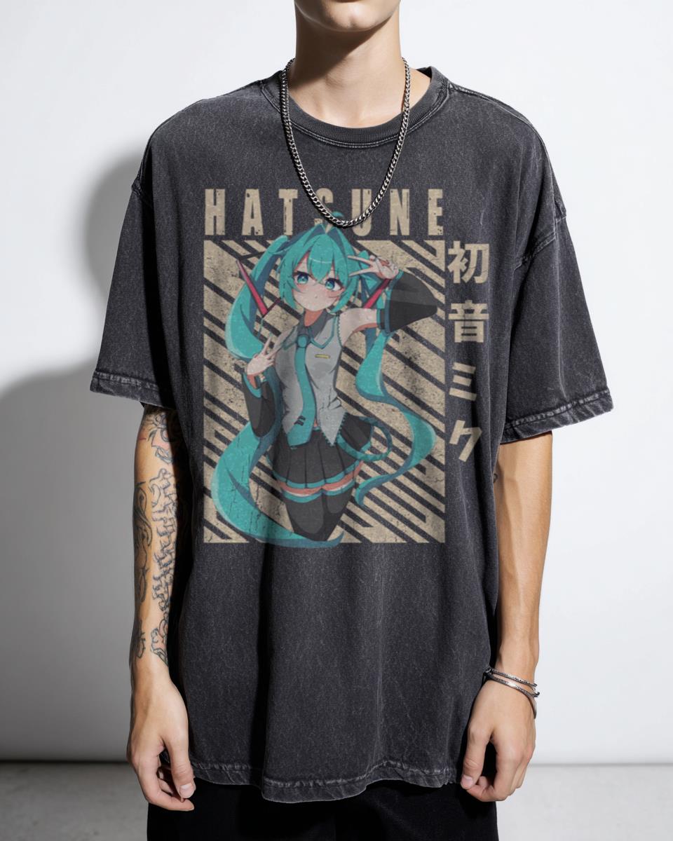 Hatsune Miku Anime Girl Vocaloid T-Shirt - Kawaii Manga Fanart Unisex