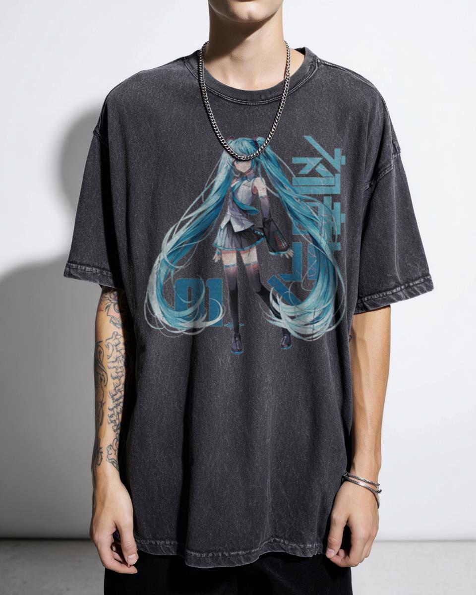 Hatsune Miku Vocaloid Anime Graphic T-Shirt - Japanese Pop Culture Fan