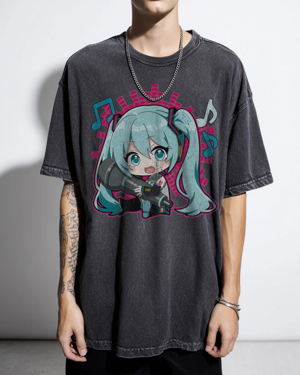 Hatsune Miku Vocaloid Idol Kawaii Anime T-Shirt - Japanese Manga Weeb Tee