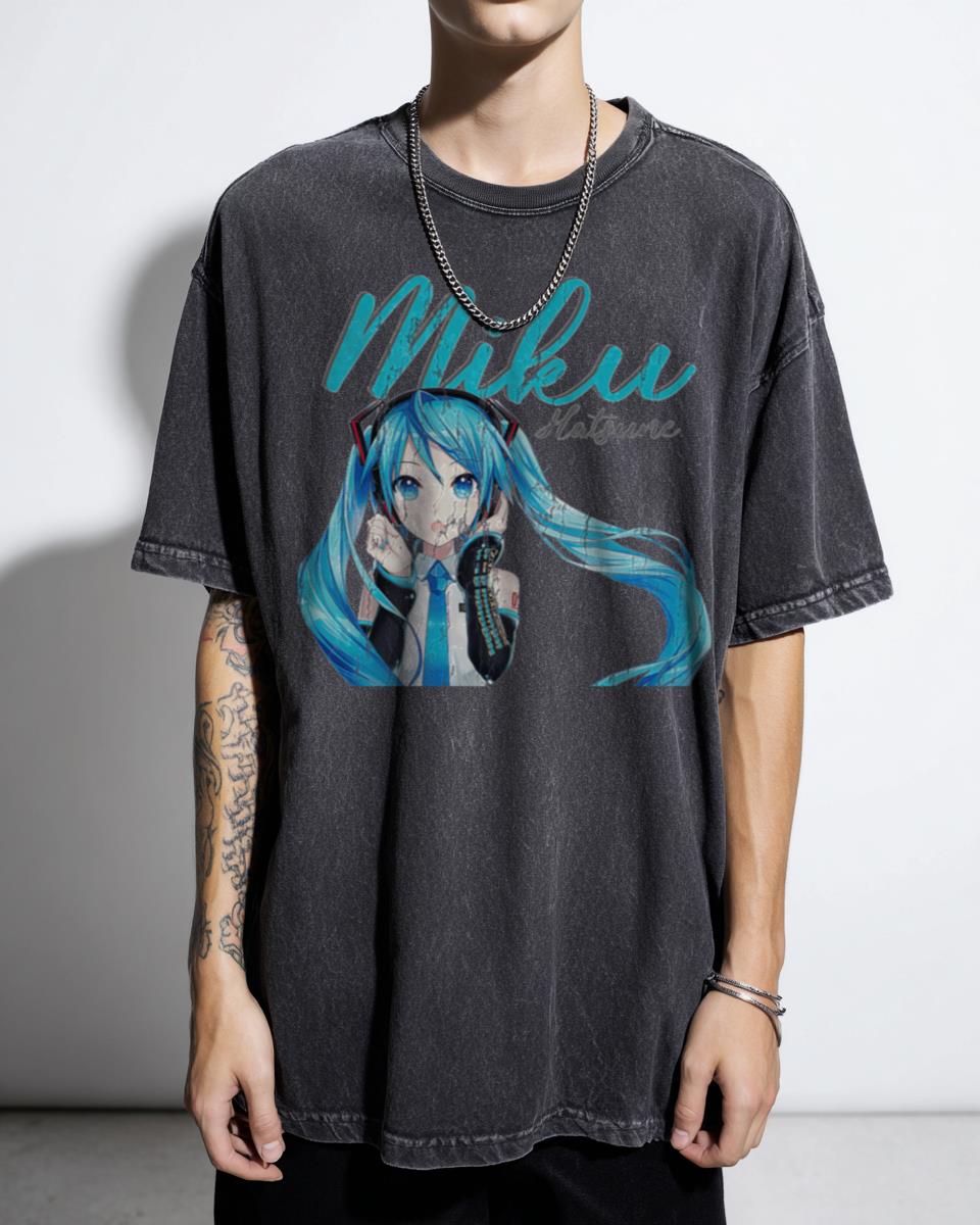 Hatsune Miku Vocaloid Idol Kawaii Anime T-Shirt - Japanese Manga Weeb Tee