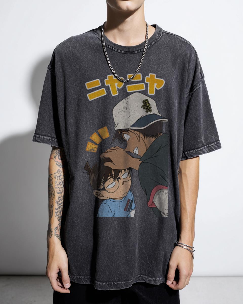 Hattori Heiji T-Shirt | Detective Conan Anime Mystery Fan