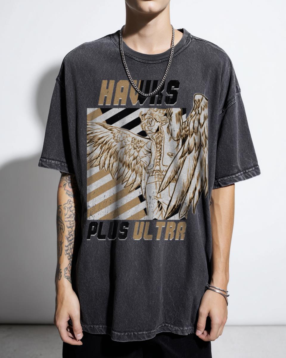 Hawks Keigo Takami PLUS ULTRA T-Shirt - My Hero Academia Anime Fan Unisex
