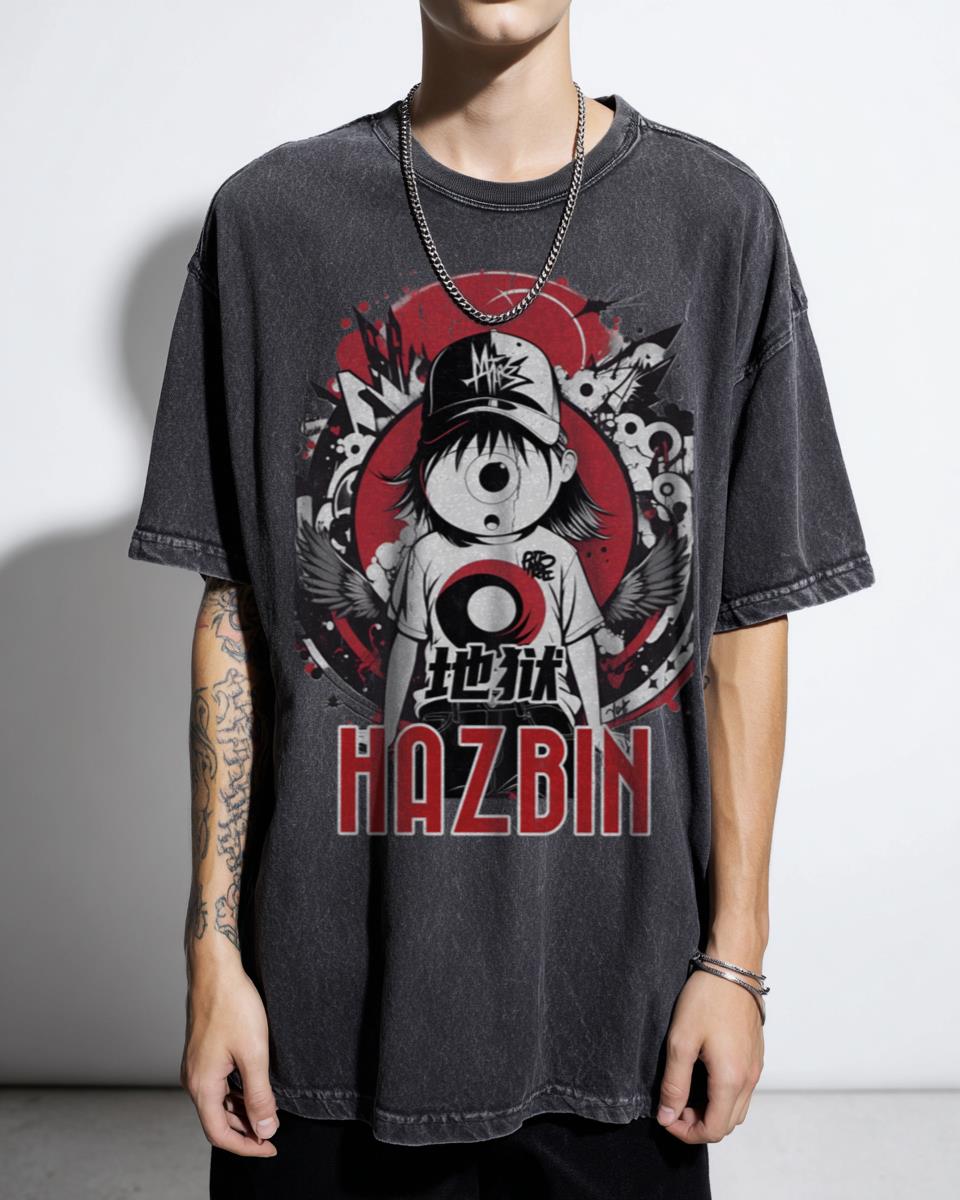 HAZBIN Hellish Elegance Sinfully Stylish T-Shirt - Demonic Dark Aesthetic Unisex