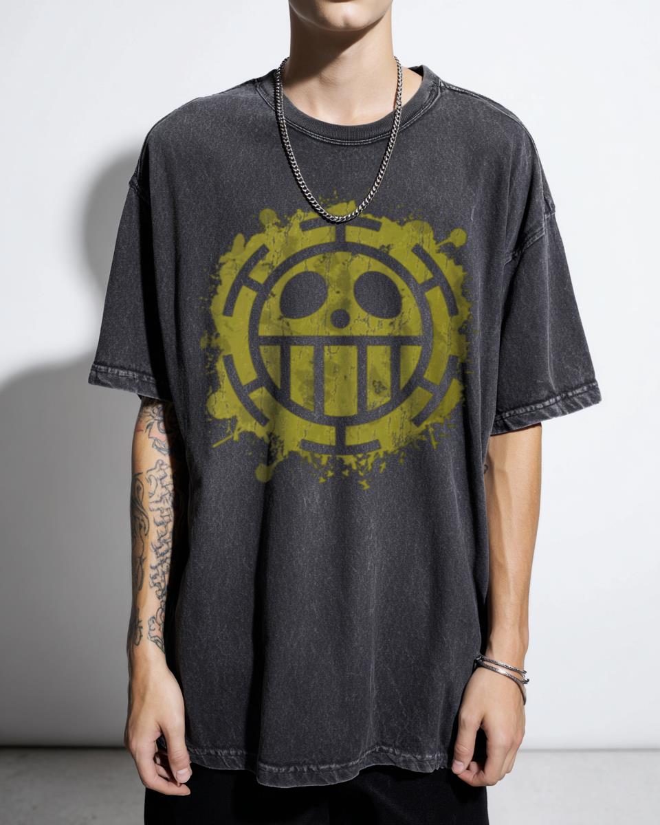 Heart Pirates One Piece Manga T-Shirt - Trafalgar Law Fan Anime Unisex