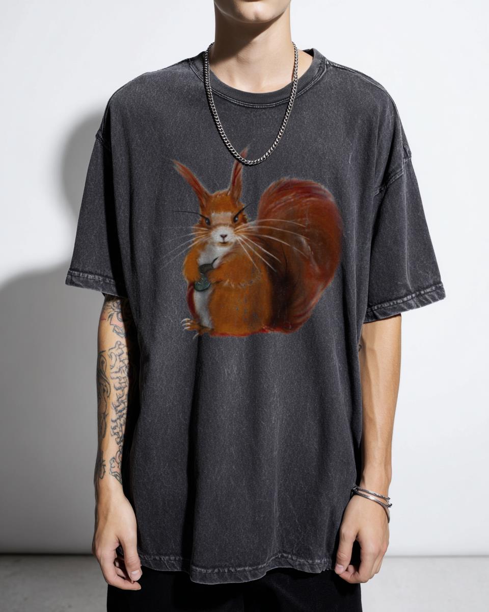 Hello All Squirrel Lovers! Cute Animal T-Shirt - Funny Squirrel Fan Gift