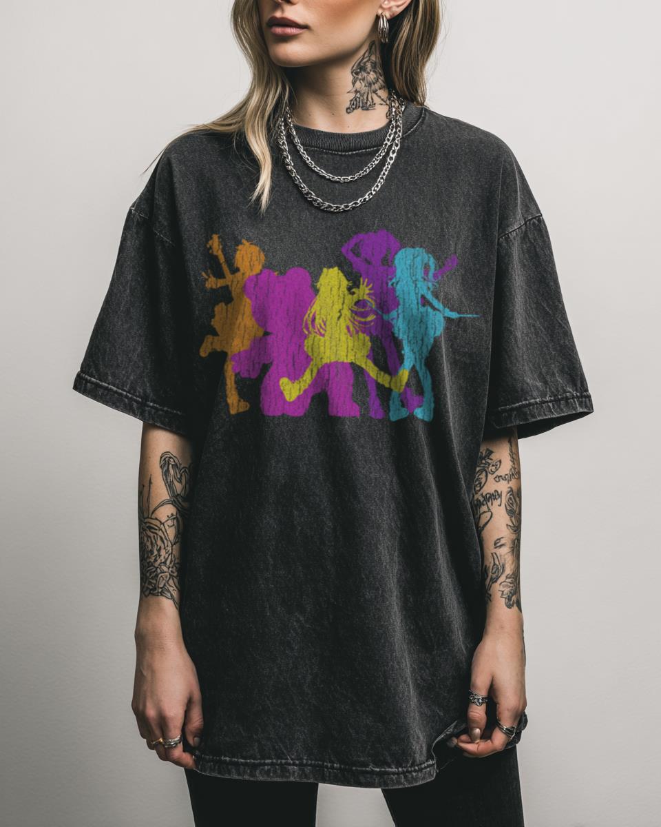 Hello Happy World Bandori Bang Dream Anime Print Tee