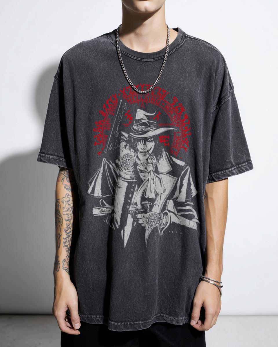 Hellsing | Alucard Anime Biopunk Drama Manga Tee