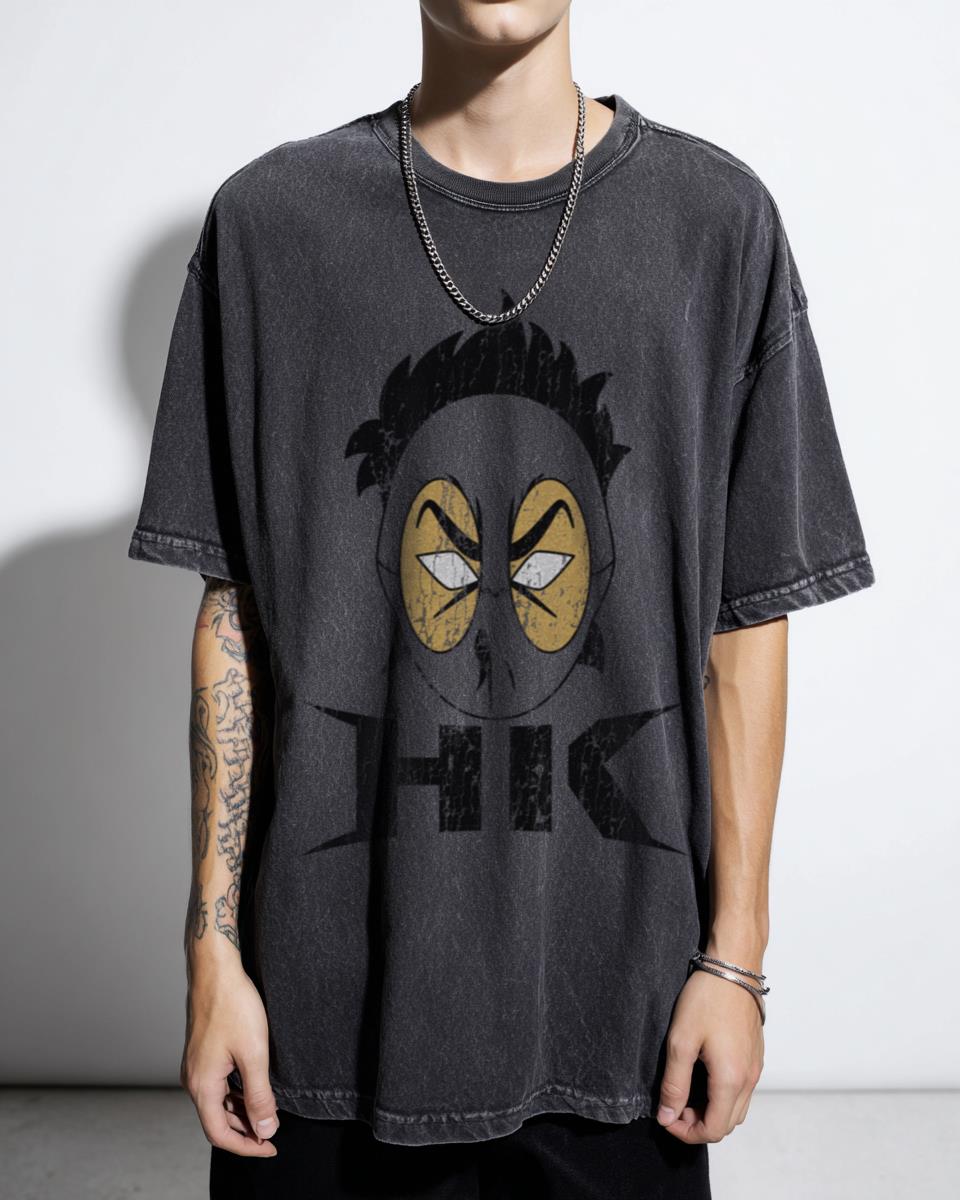 Hentai Kamen Parody Tee | Kamen Rider Fan Acidwash Shirt