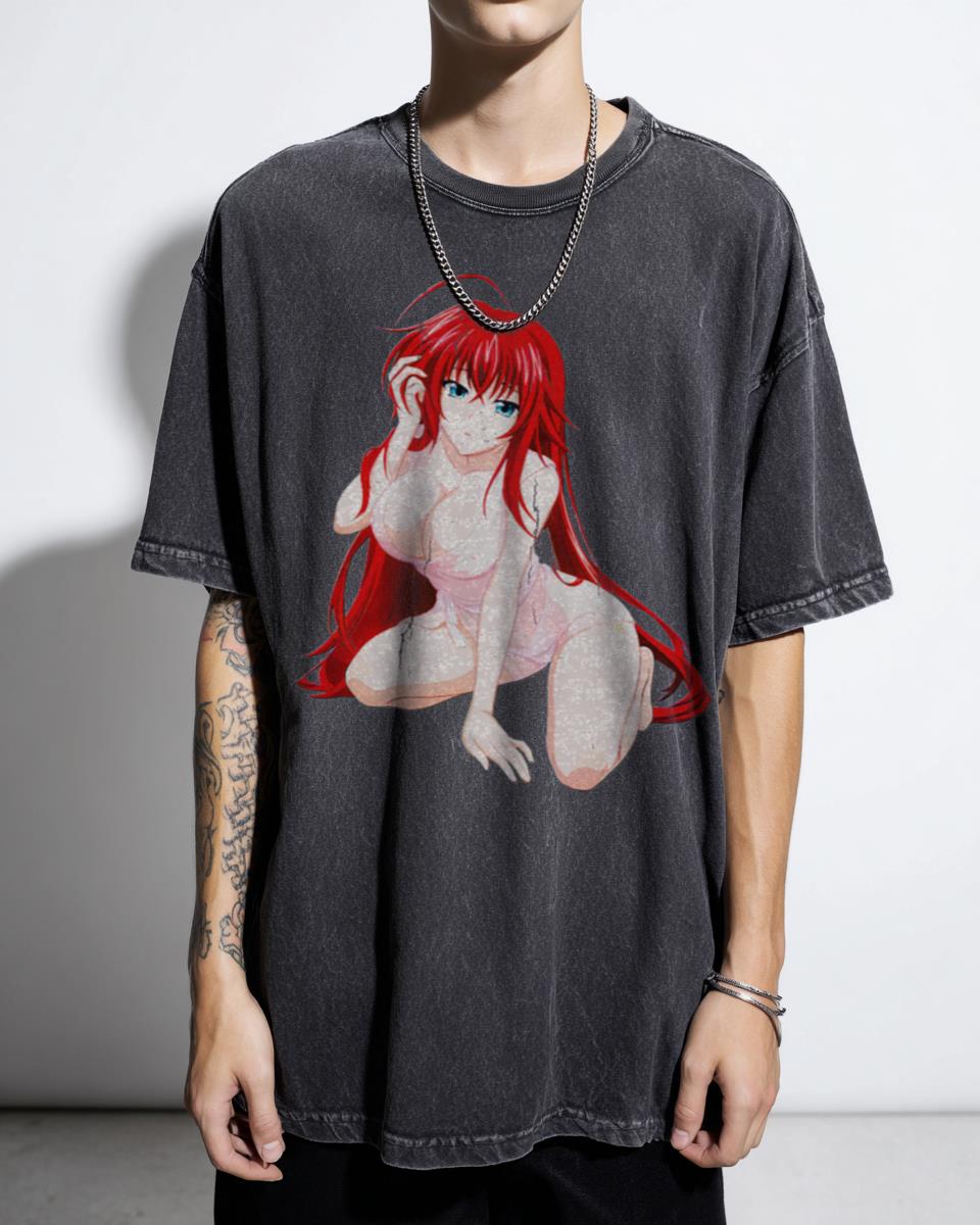 High School DxD Akeno Himejima Anime T-Shirt - Ecchi Manga Waifu Fan Unisex