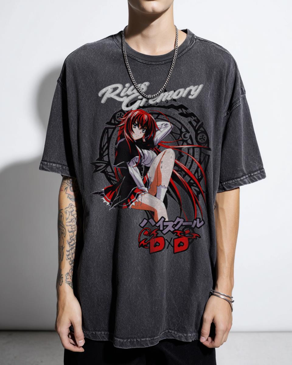 High School DxD Rias Gremory Anime T-Shirt - Ecchi Manga Waifu Fan Unisex
