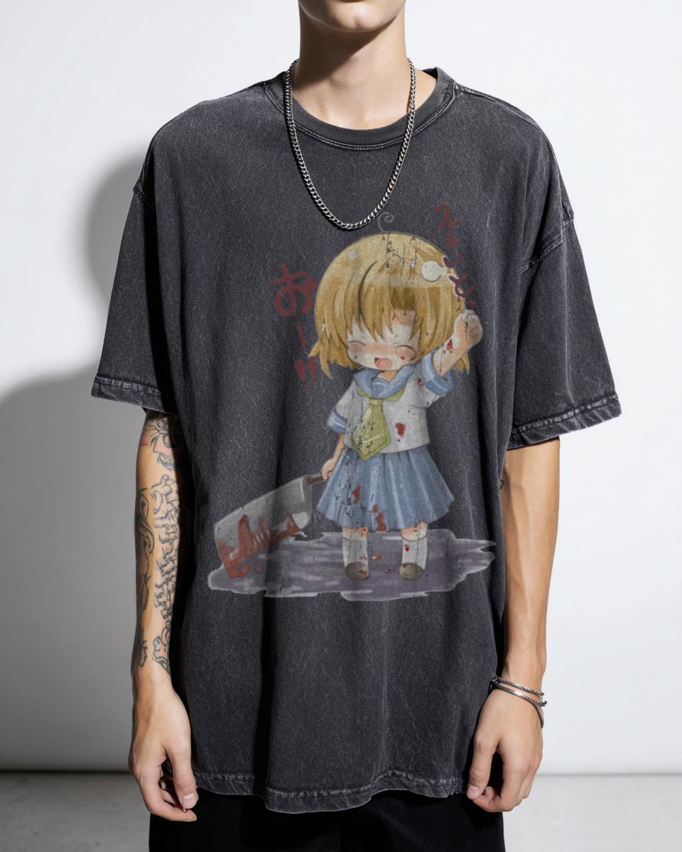 Higurashi no Naku Koro ni Rena Anime Manga T-Shirt