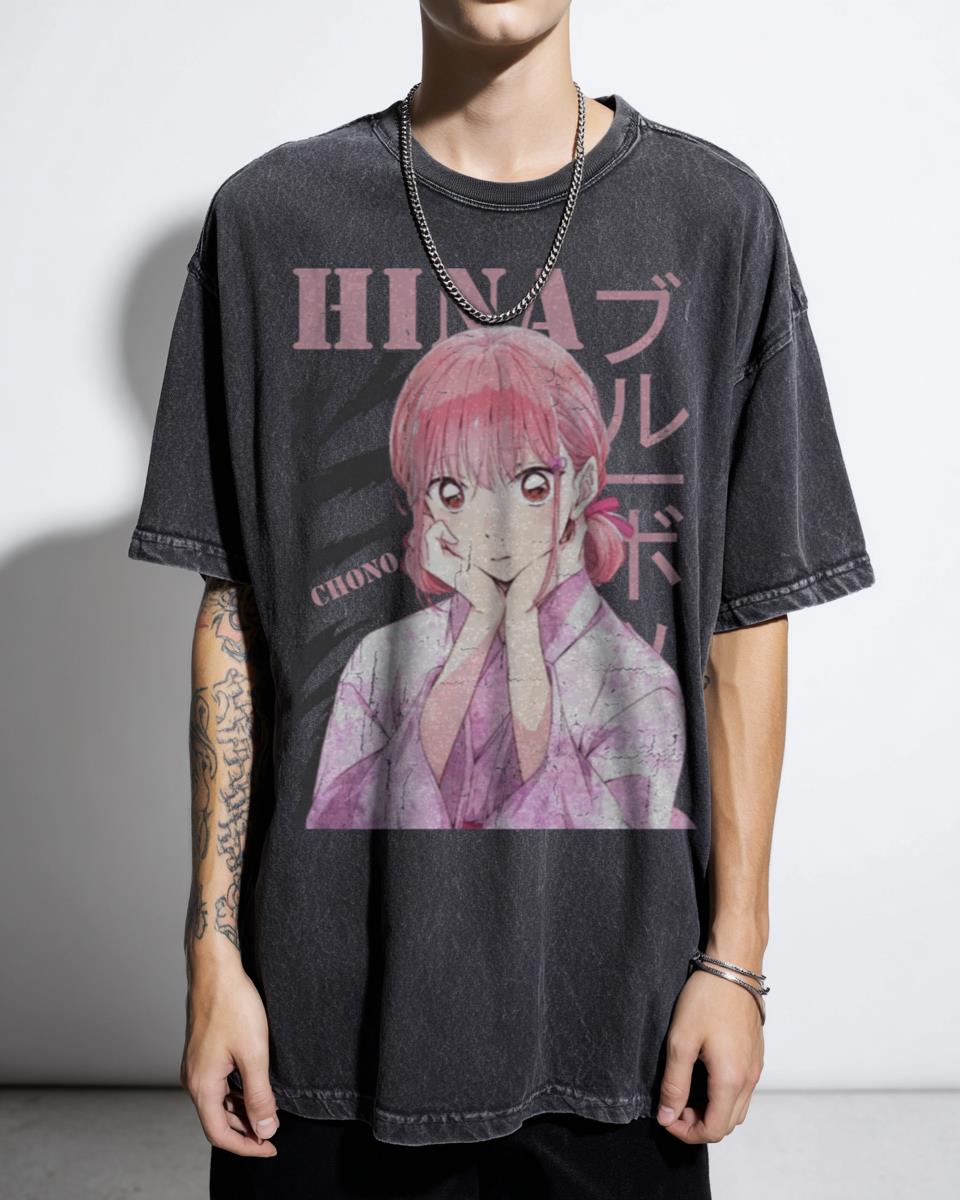 Hina Chono Yukata Anime T-Shirt - Ao No Hako Blue Box Manga