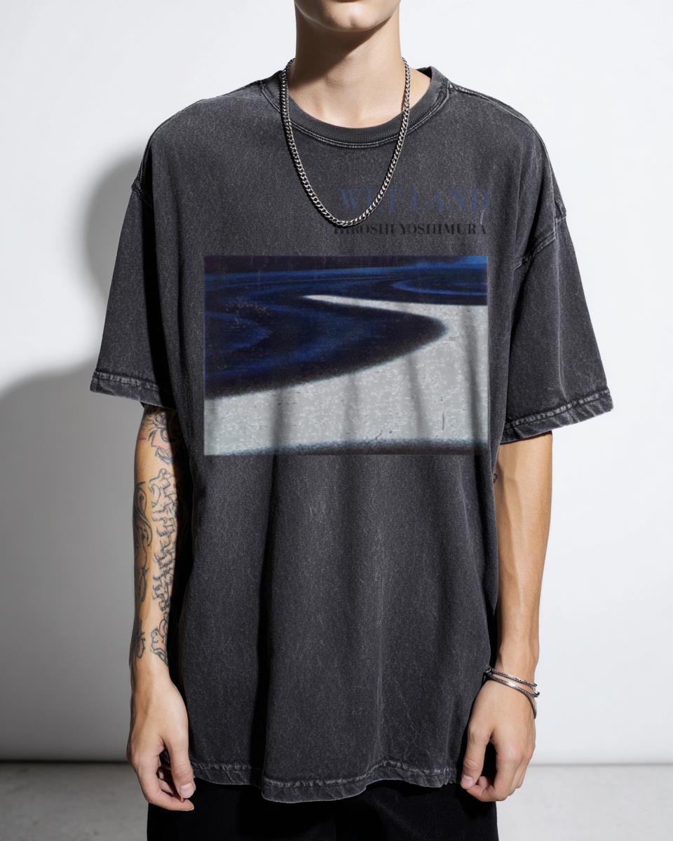Hiroshi Yoshimura Wet Land 1993 Ambient Music T-Shirt - Japanese New Age Fan Unisex