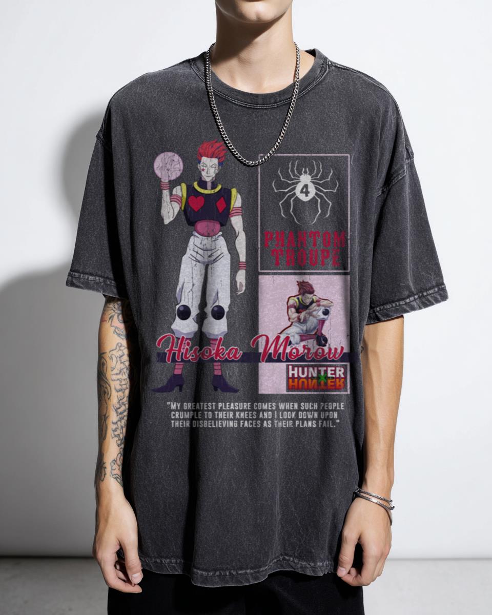 Hisoka Morow The Evil Magician Hunter x Hunter T-Shirt - HxH Anime Manga Tee
