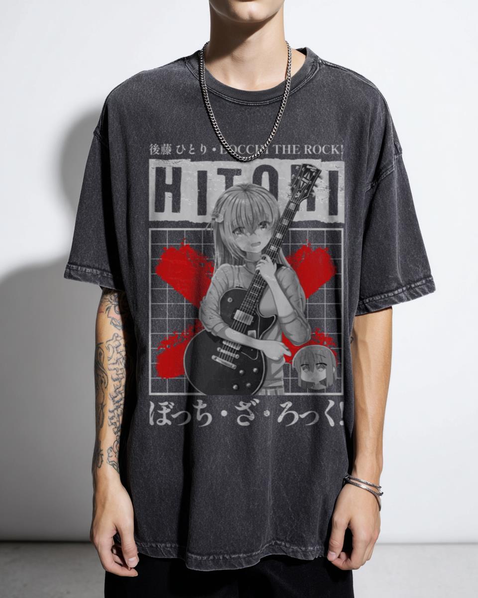 Hitori Gotoh Bocchi the Rock! Cute Anime Girl T-Shirt