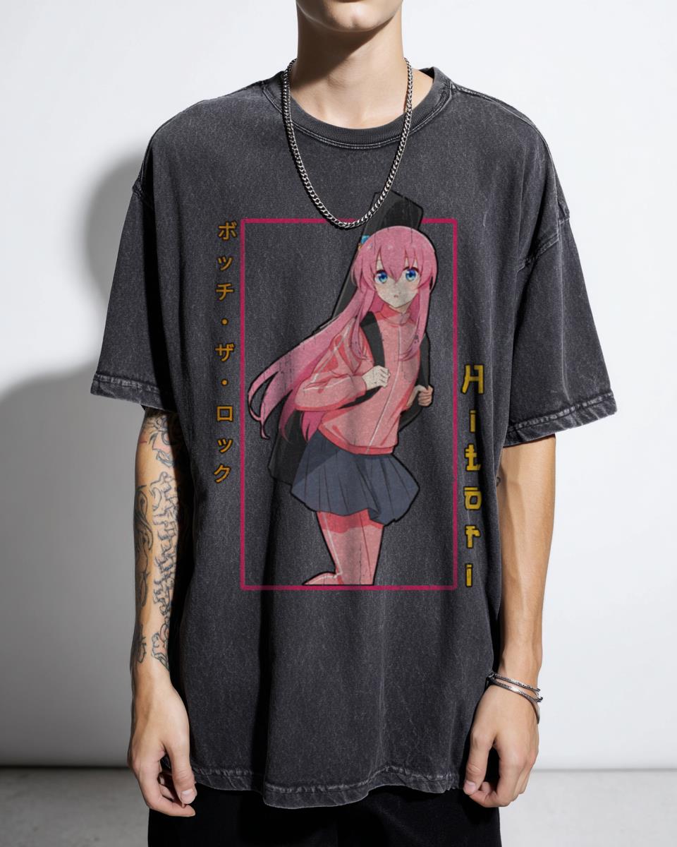 Hitori Gotou Bocchi the Rock Anime T-Shirt - Trending Cute Fan Art