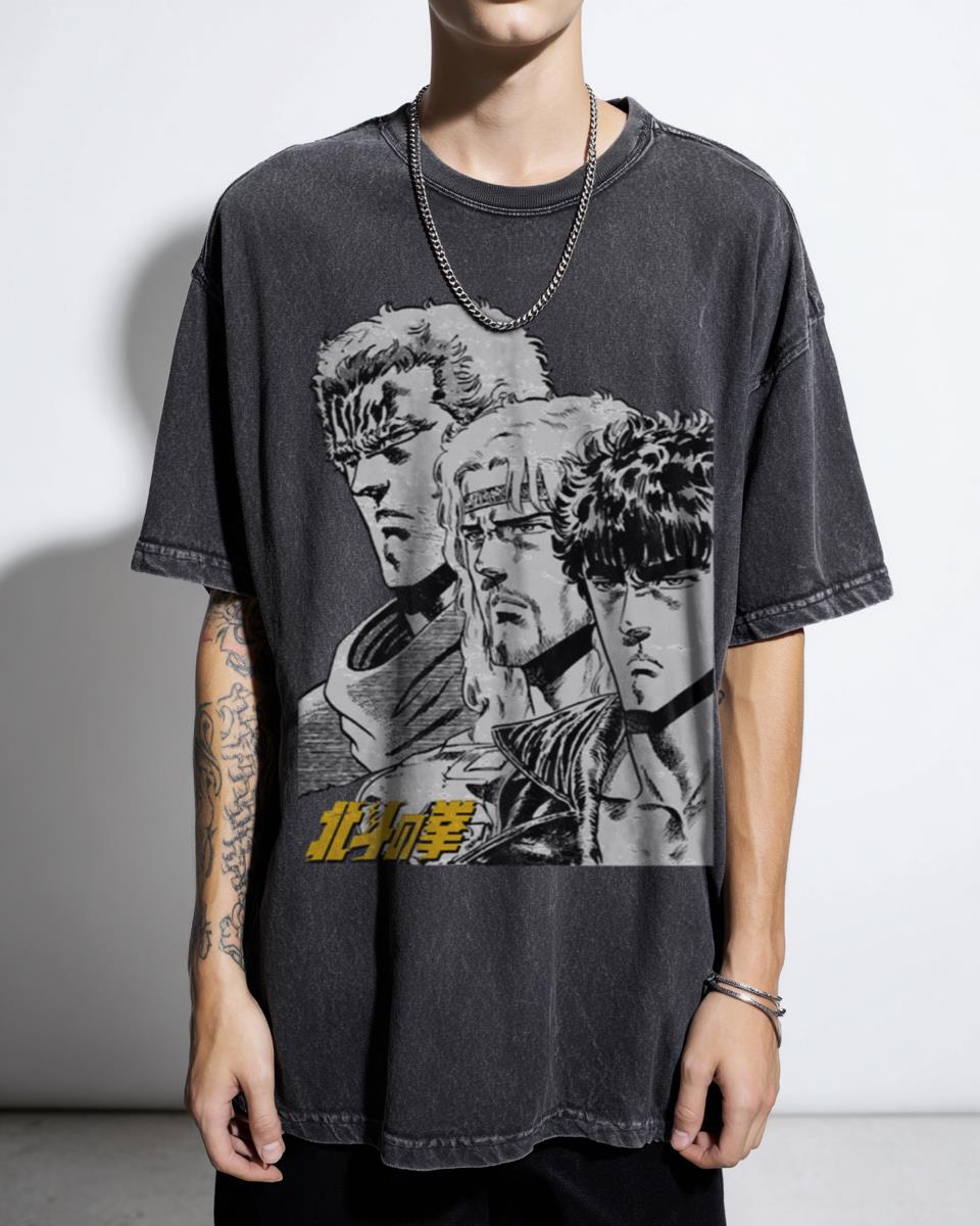 Hokuto No Ken Kenshiro T-Shirt | Retro Martial Arts Anime Tee