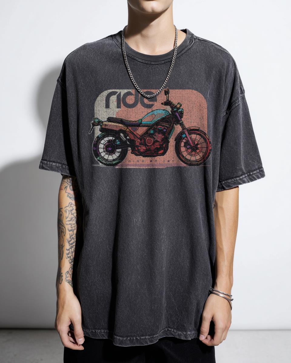 Honda CL500 Cyberpunk T-Shirt | Moto Scrambler Bike Tee