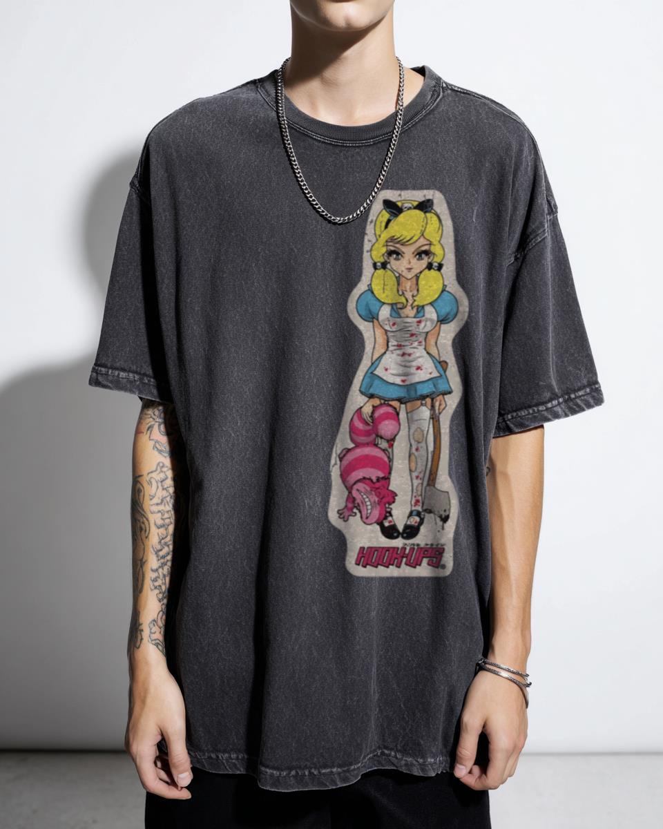 Hook-Ups Anime Skateboard T-Shirt - Retro 90s Streetwear