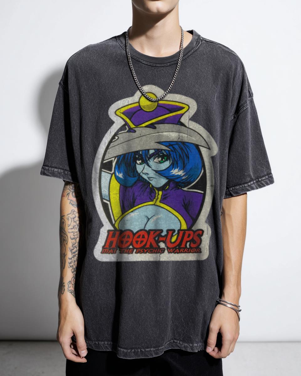 Hook-Ups Darkstalkers Mai Anime T-Shirt - 90s Skateboard Vintage