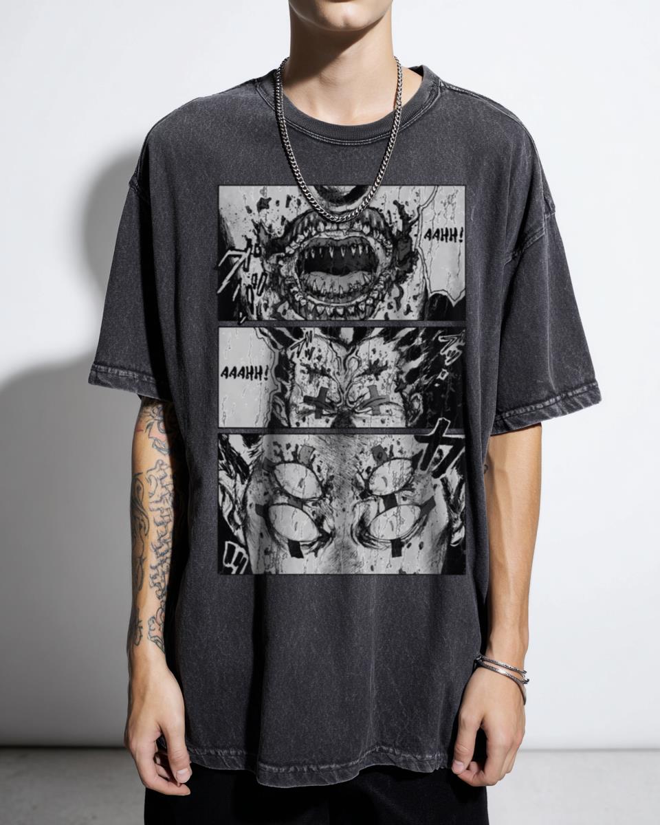 Horror Manga 'Transformation' Risu Dorohedoro T-Shirt - Dark Guro Anime Tee