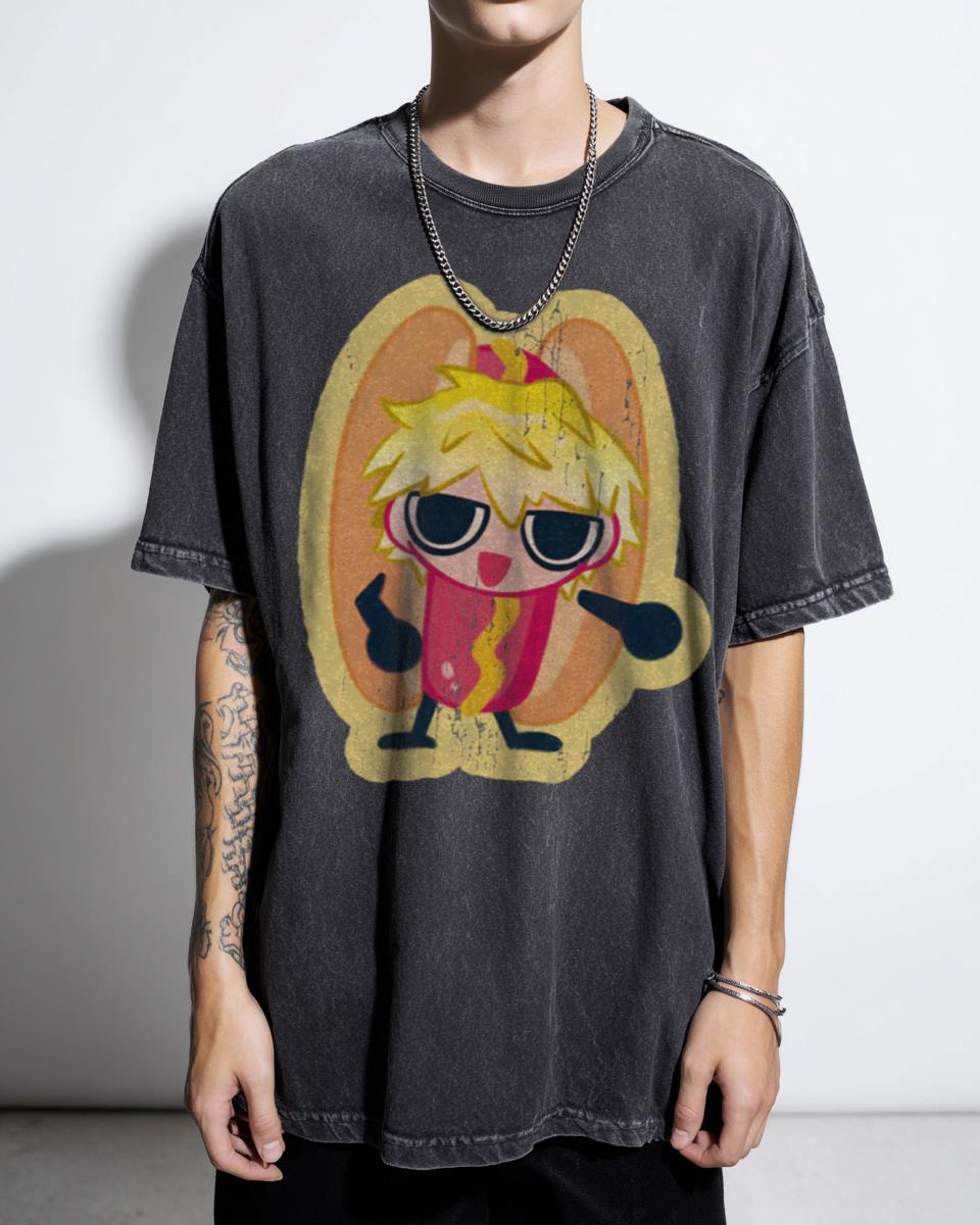 Hotdog Sonny Brisko Nijisanji VTuber T-Shirt - Kawaii Noctyx Streamer Fan Art