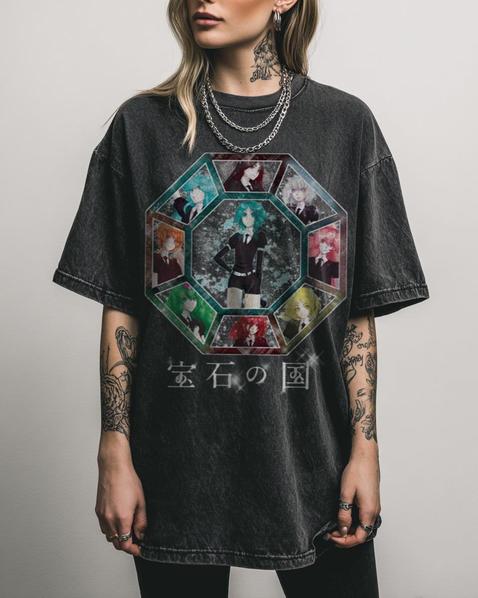 Houseki No Kuni Land of the Lustrous Anime T-Shirt – Gem Character Fan Art