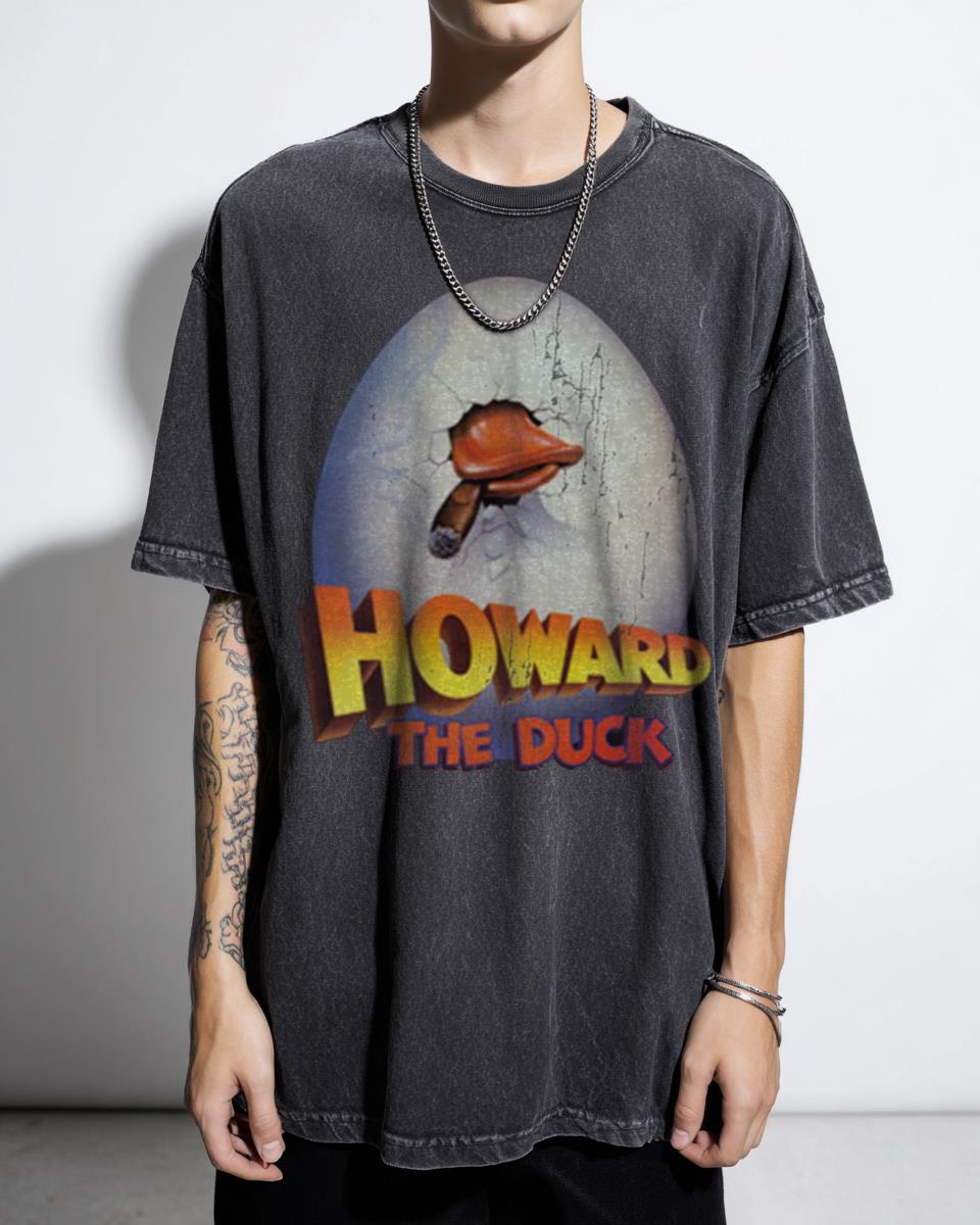 Howard The Duck Retro Comic Movie T-Shirt - Marvel Film Fan Funny