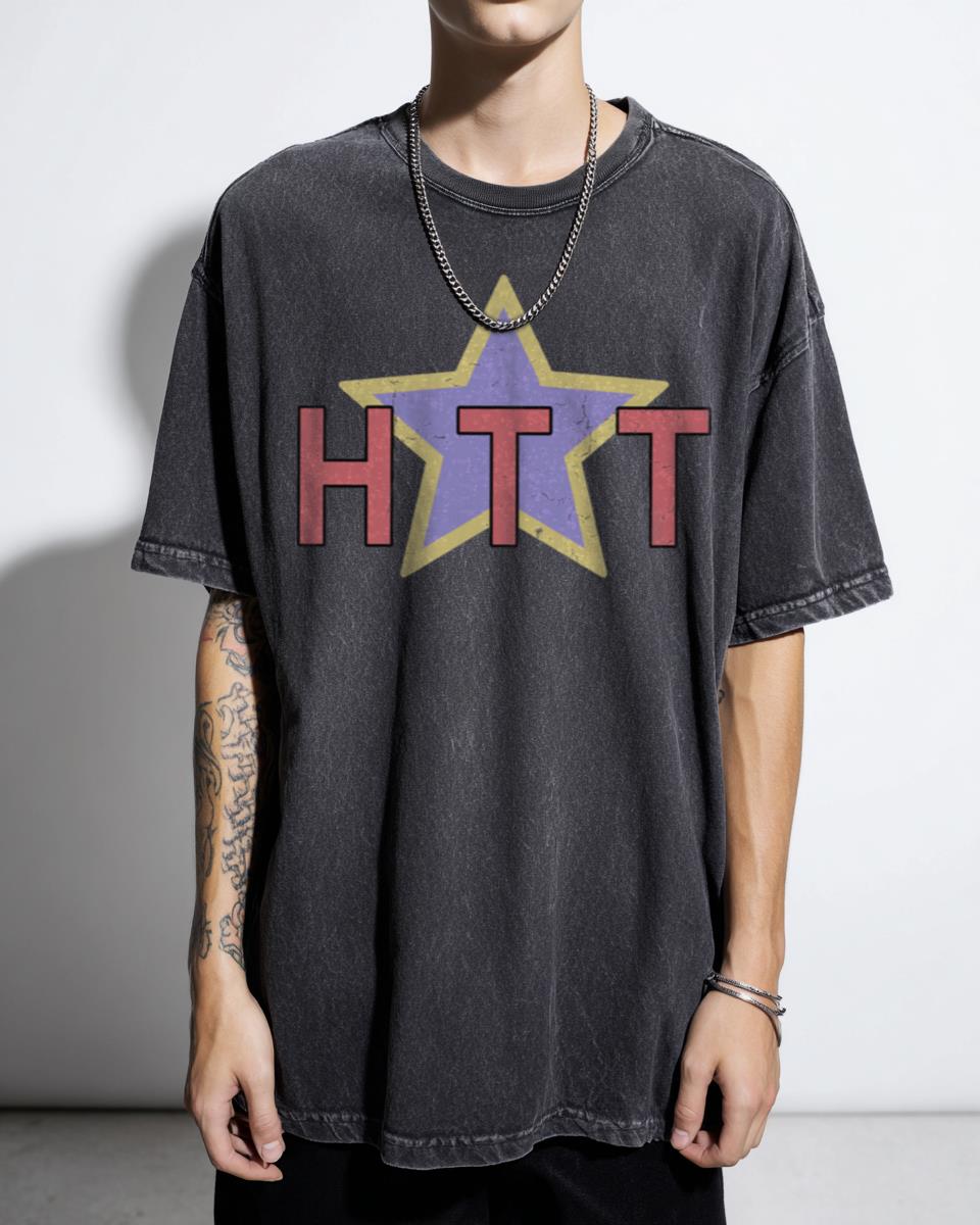 HTT STAR Anime Parody Logo T-Shirt - Kawaii Japanese Manga Music Fan