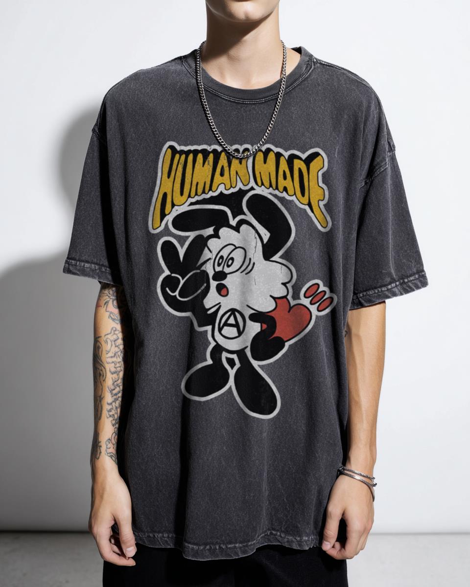 Human Made Nigo Hypebeast Cartoon Animal T-Shirt