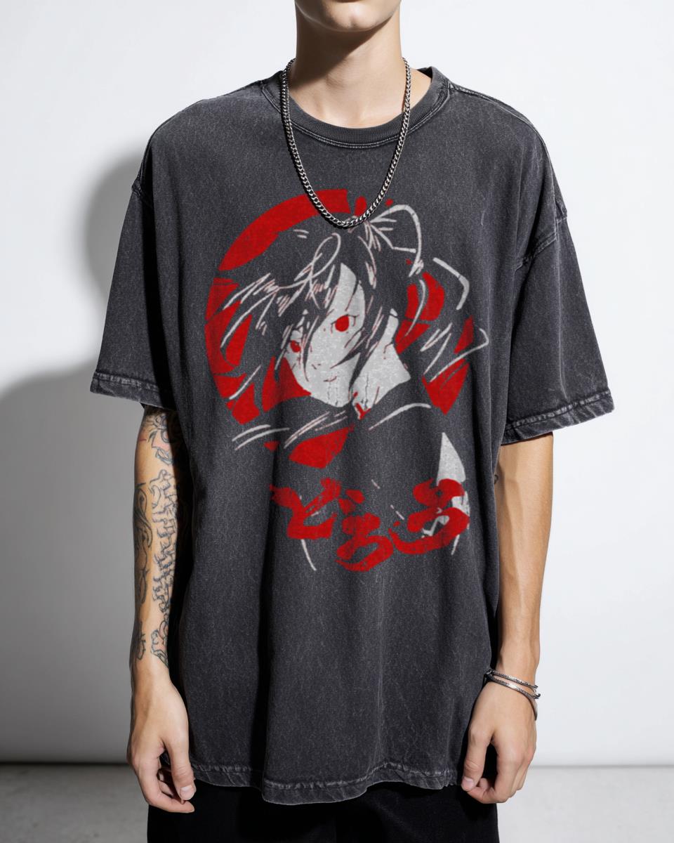 Hyakkimaru & Dororo Anime Duo T-Shirt - Japanese Samurai Demon Hunter