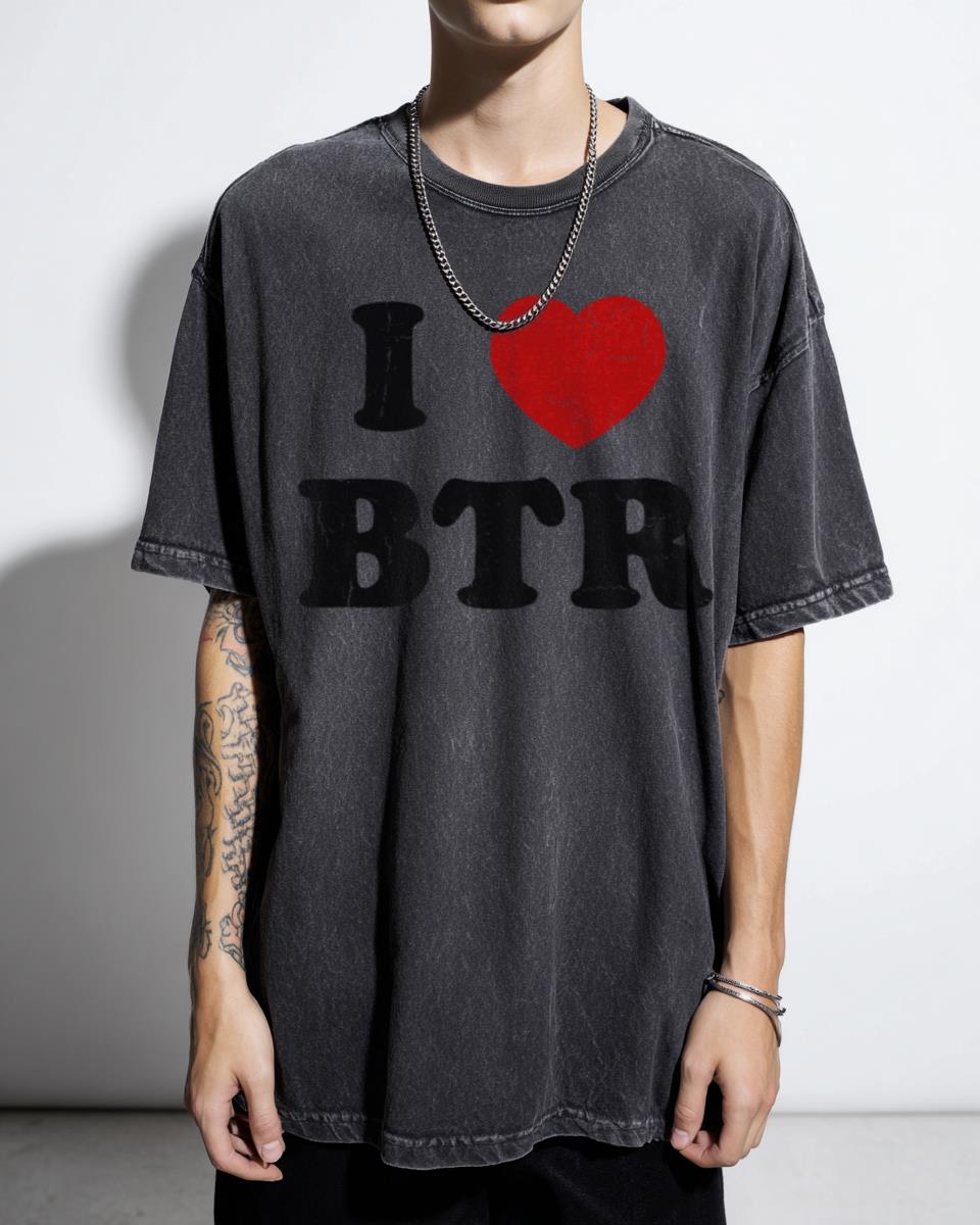 I Love BTR' Big Time Rush Band Music T-Shirt