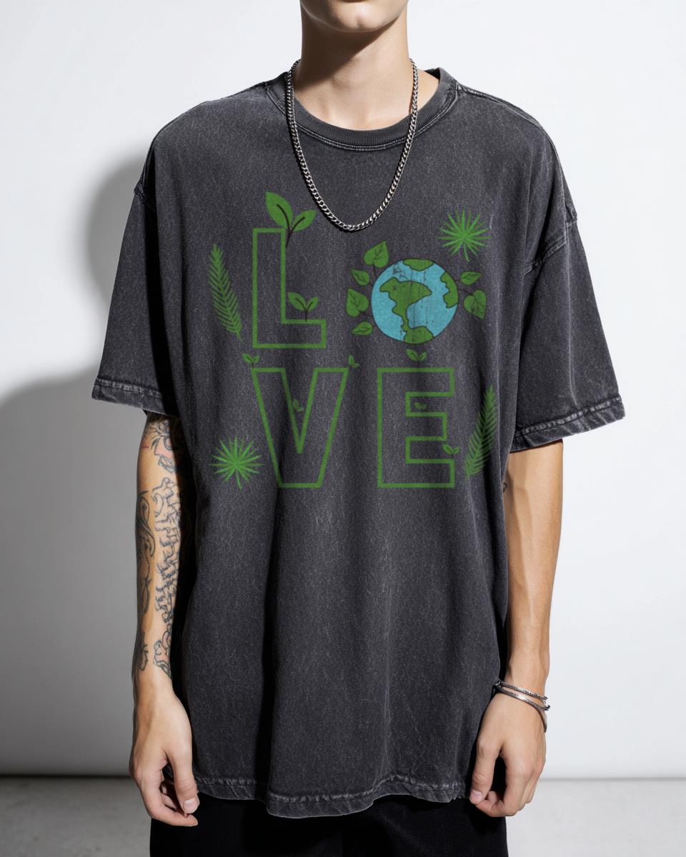 I Love Earth' 50th Anniversary Earth Day 1970-2020 T-Shirt - Environmental Protection Gift