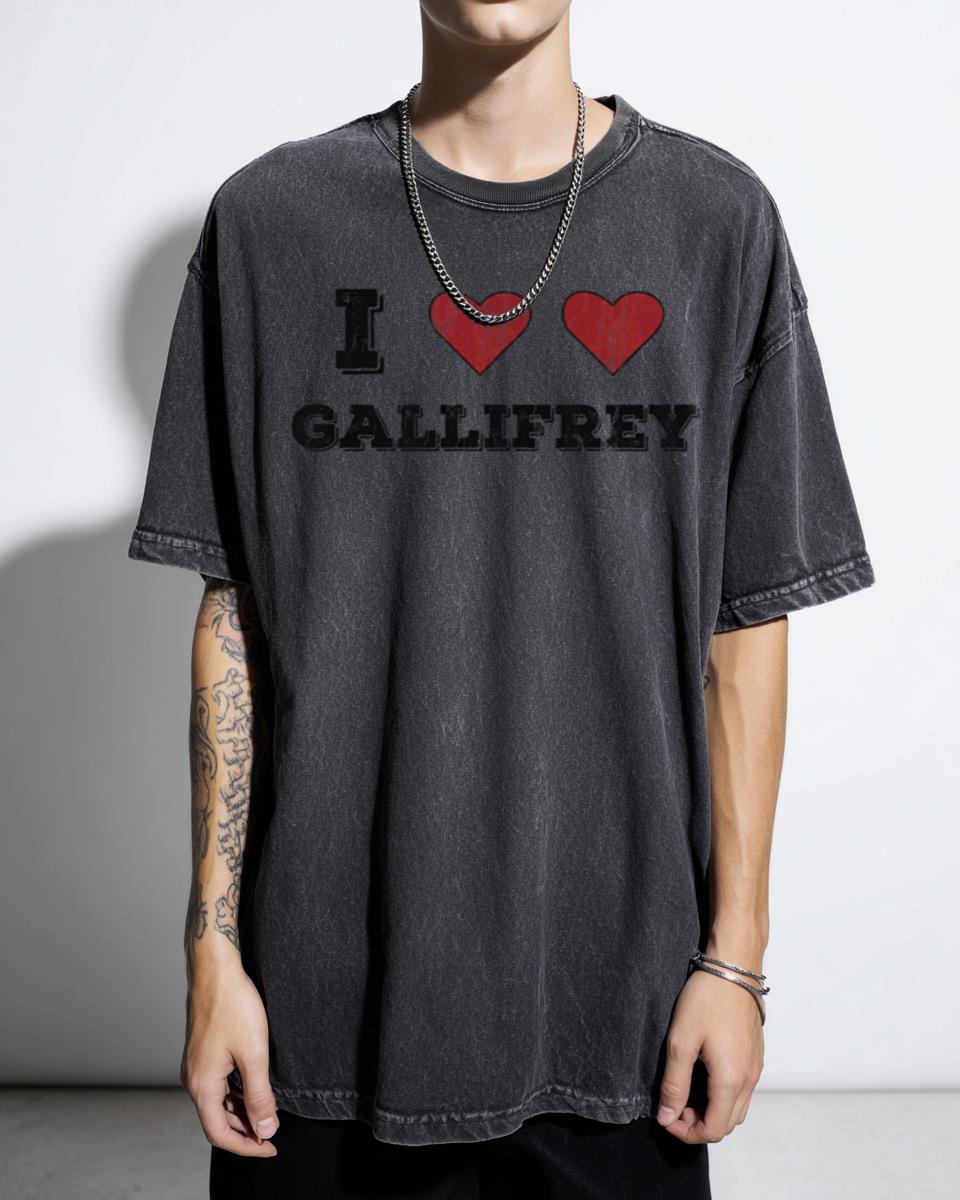I Love Gallifrey' Doctor Who Sci-Fi TV Series T-Shirt