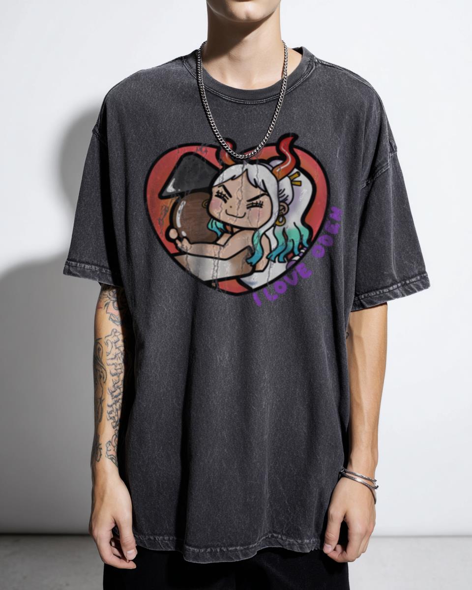 I LOVE ODEN One Piece Anime T-Shirt - Wanokuni Yamato Fan Art